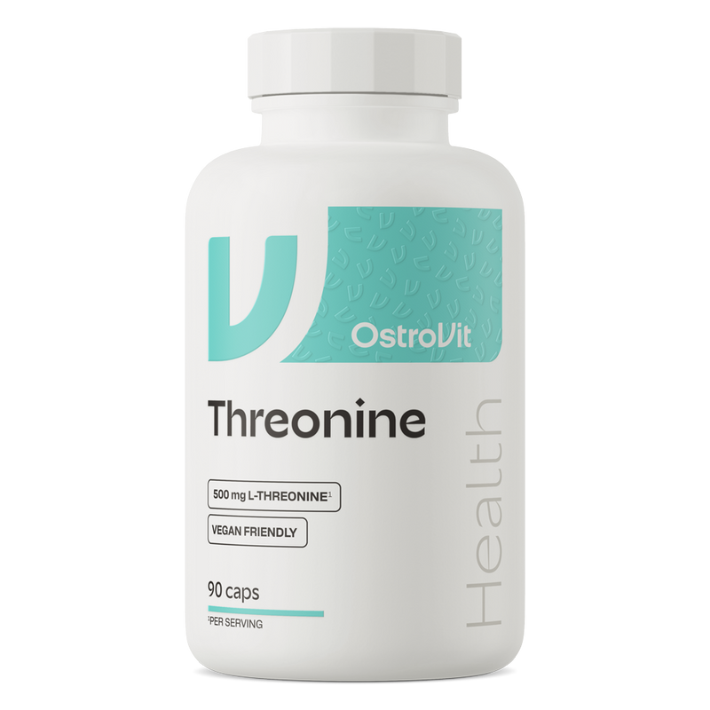 OstroVit L-treonin 500 mg, 90 kapszulás vegán étrend-kiegészítő