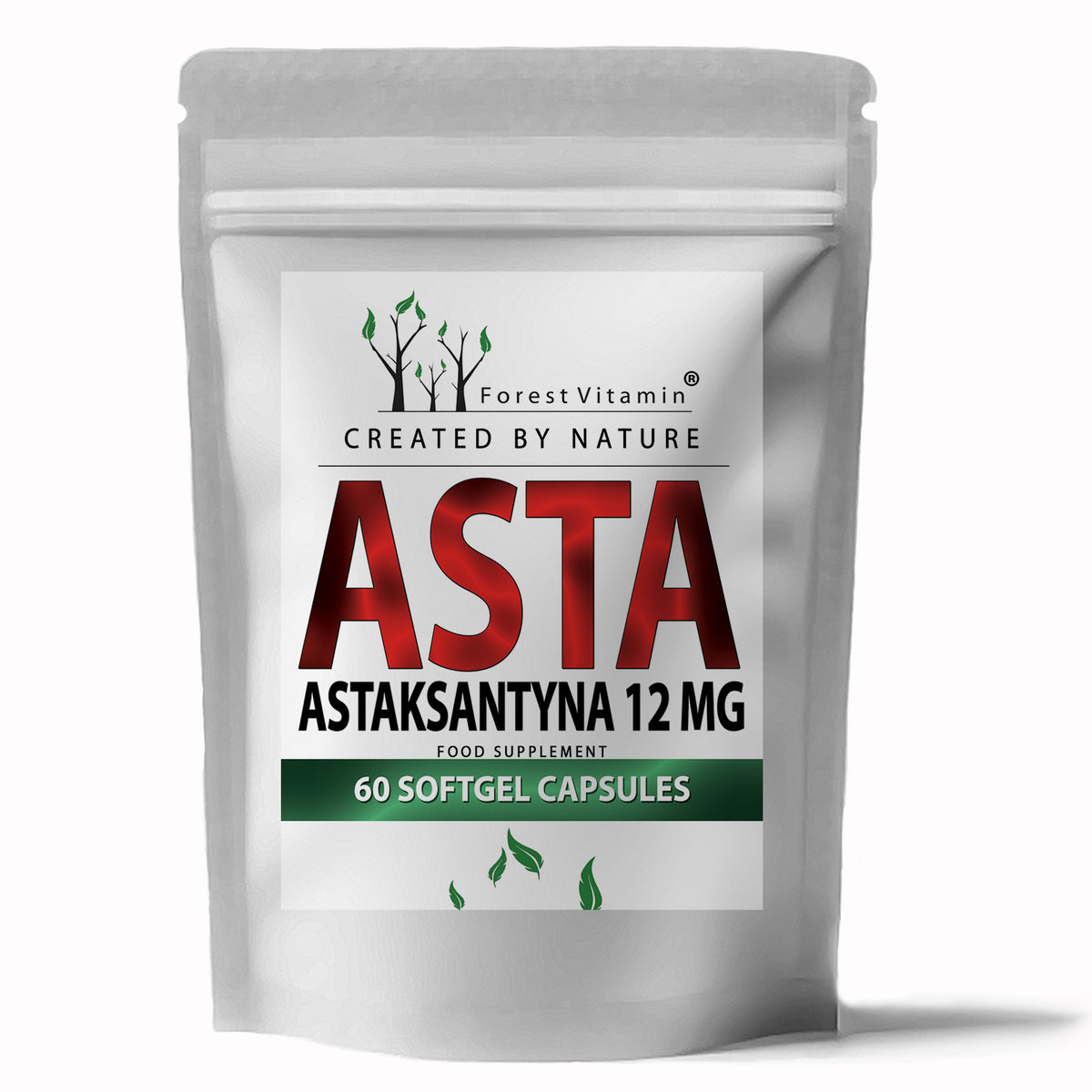 Forest Vitamin - Asztaxantin 12 mg – 60 kapszula