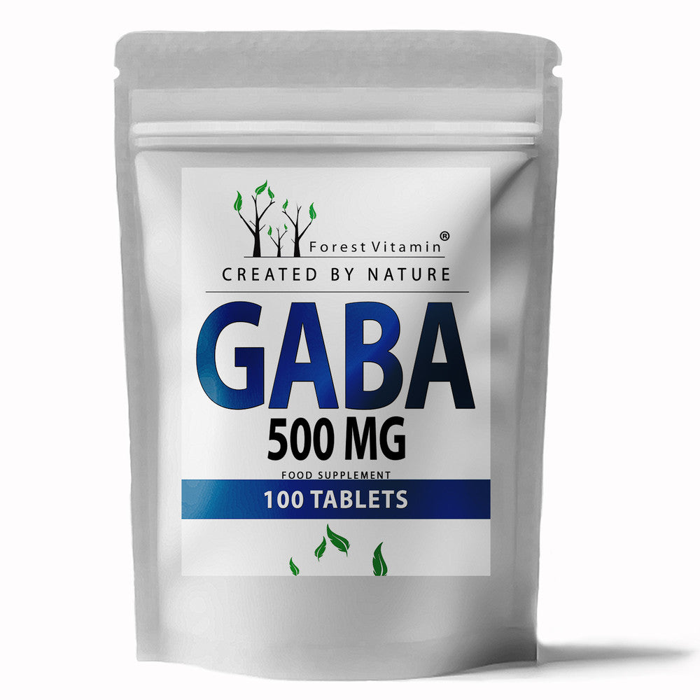 Forest Vitamin GABA 500 mg, 100 tabletta, elülső csomagolás