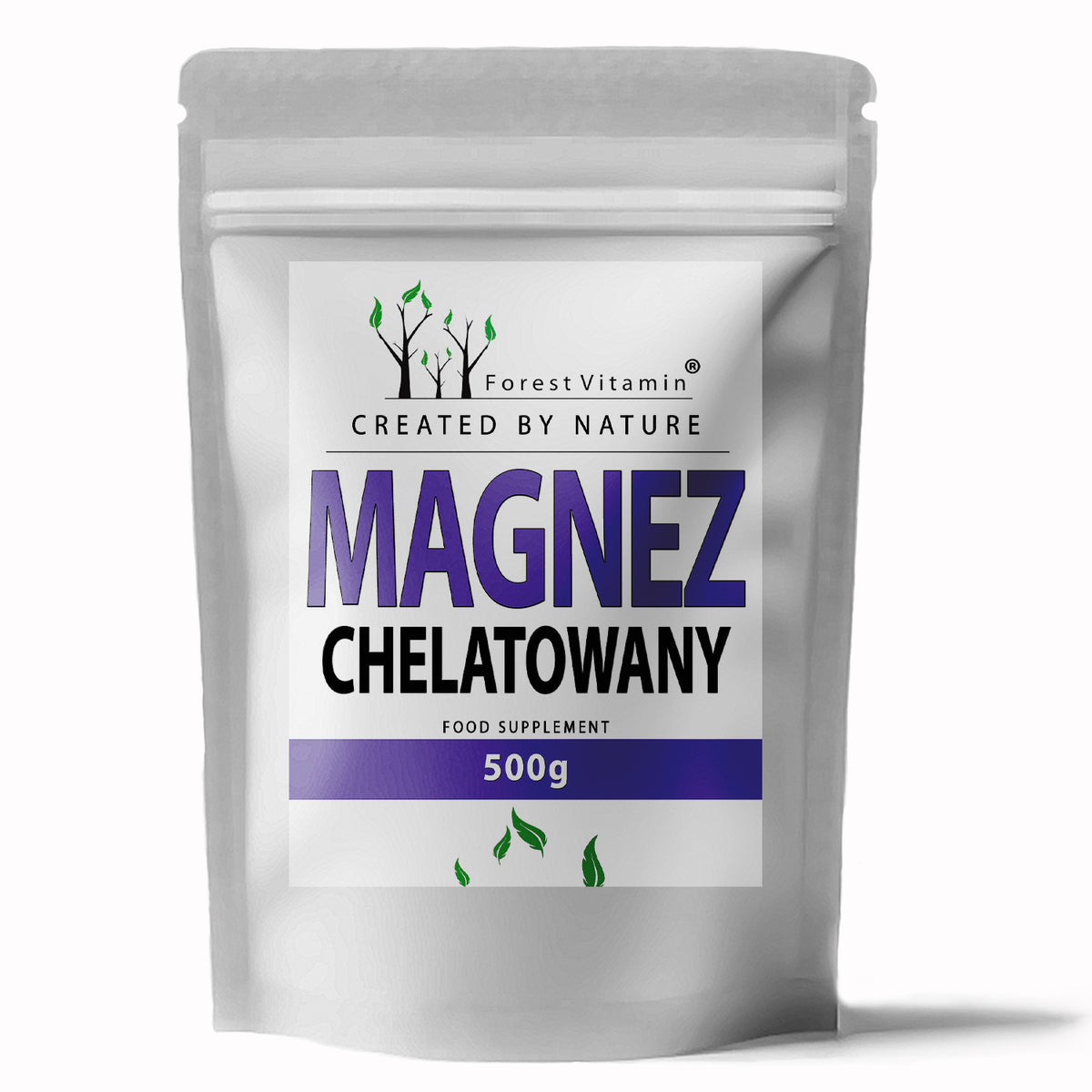 Forest Vitamin - Magnézium-biszglicinát - Kelátos Magnézium (magnézium-diglicinát) – 500 g por