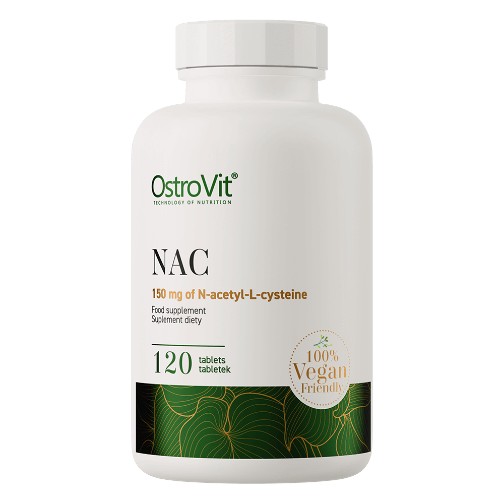 OstroVit NAC 150 mg, 120 tabletta, N-Acetyl-L-Cysteine, elülső csomagolás