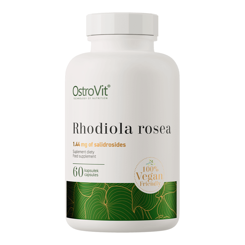 OstroVit Rhodiola Rosea 500 mg, 60 kapszula, elülső csomagolás