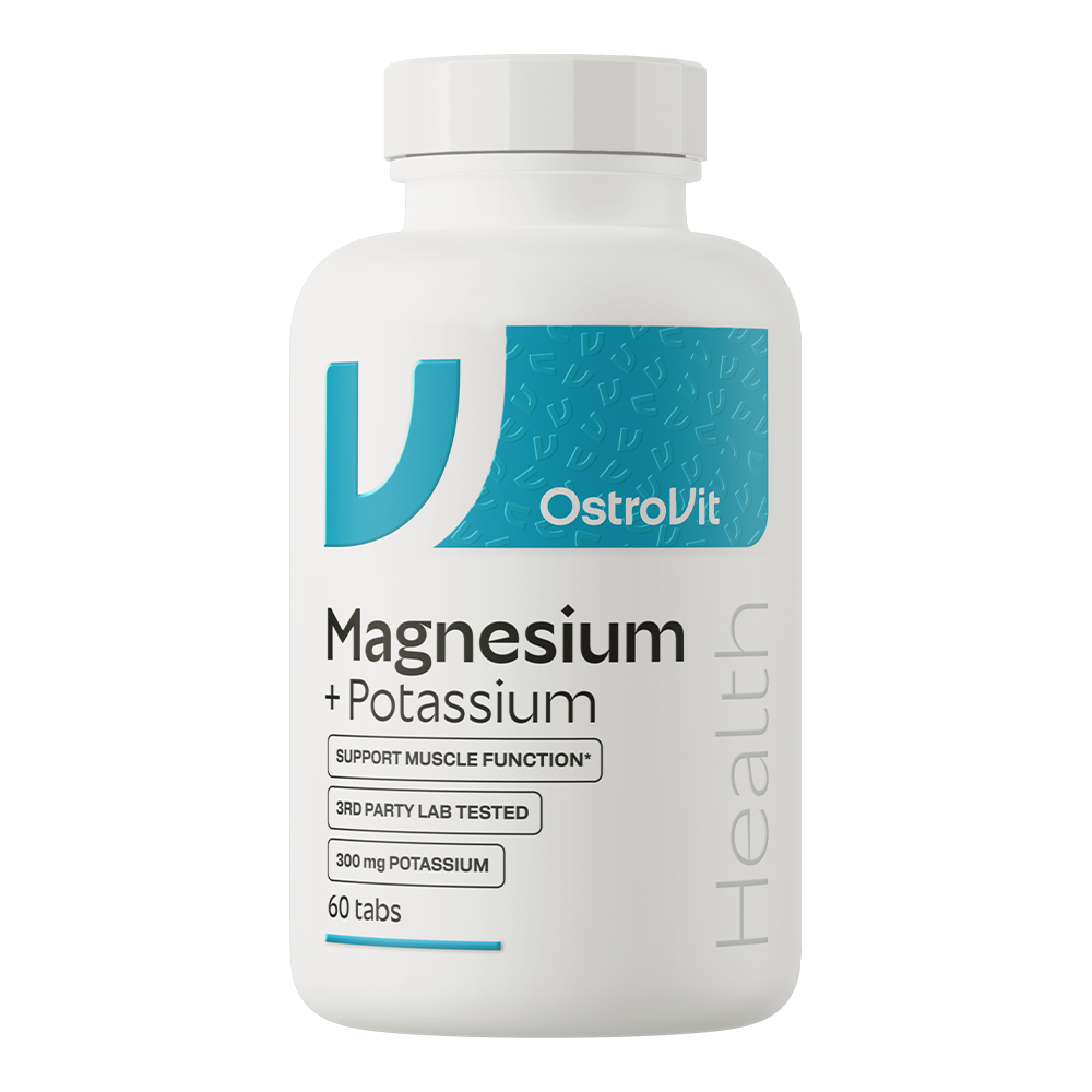 OstroVit Magnesium + Potassium - Magnézium + Kálium - 60 tabletta