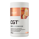 OstroVit Kreatin + Glutamin + Taurin, Barack ízű, 600 g, CGT, elülső csomagolás