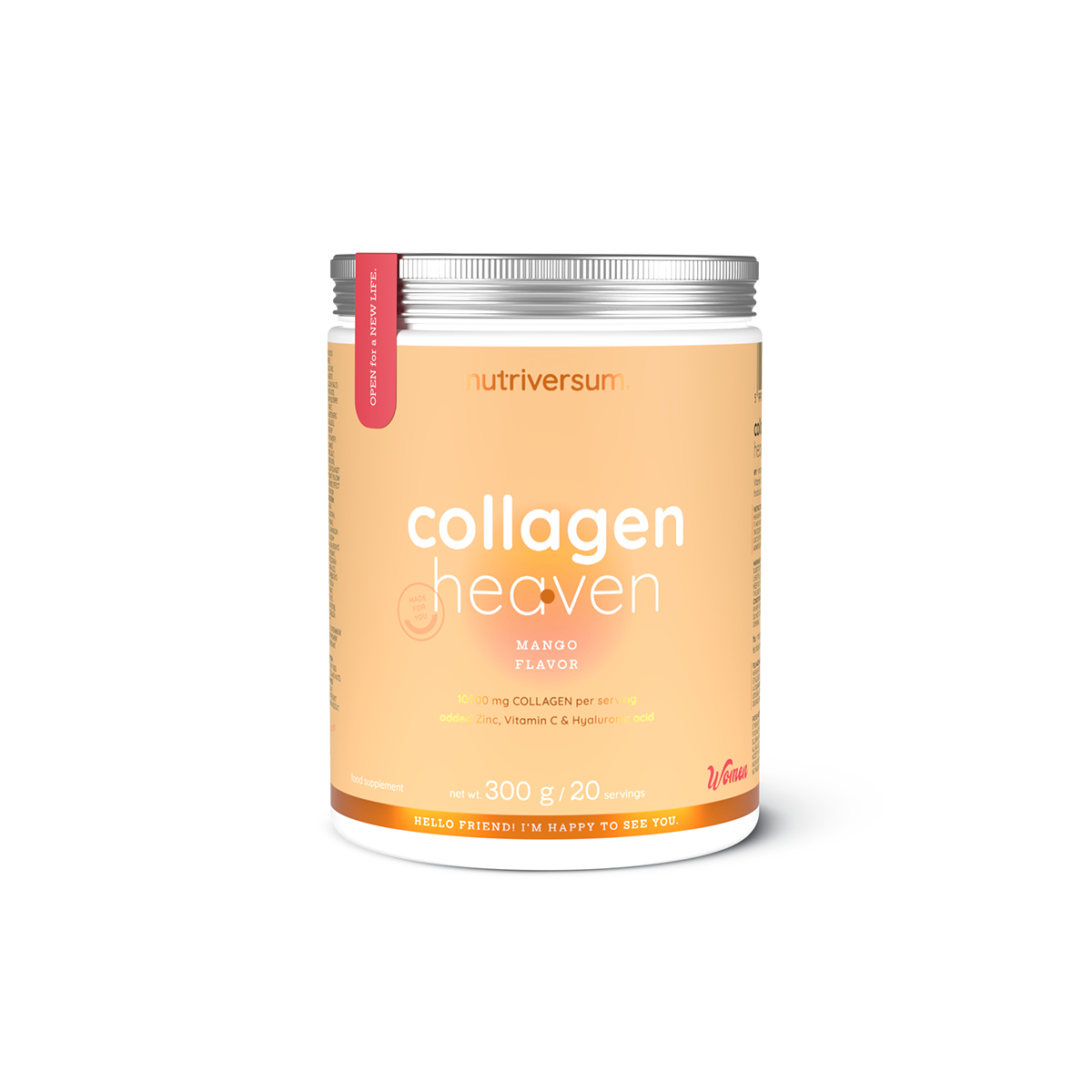 Nutriversum - Collagen Heaven kollagén por, mangó – 300 g — Nutrio.hu