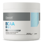 OstroVit BCAA 8-1-1 italpor, Citrom ízű, 200 g, elülső csomagolás
