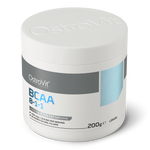 OstroVit BCAA 8-1-1 italpor, Citrom ízű, 200 g, hátoldali címke és termékinformációk