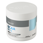 OstroVit BCAA 8-1-1 italpor, Narancs ízű, 200 g, hátoldali címke és termékinformációk