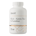 OstroVit CLA + Zöld tea + L-karnitin, 90 kapszula, elülső csomagolás