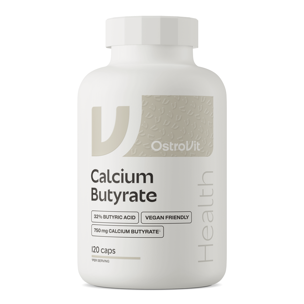 OstroVit Calcium Butyrate kalcium-butirát, 120 kapszula, elülső csomagolás