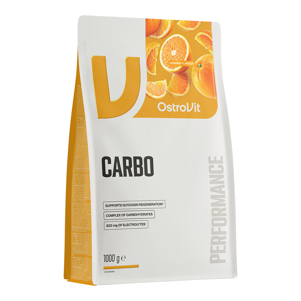 OstroVit - Carbo szénhidrátpor - Narancs – 1000 g