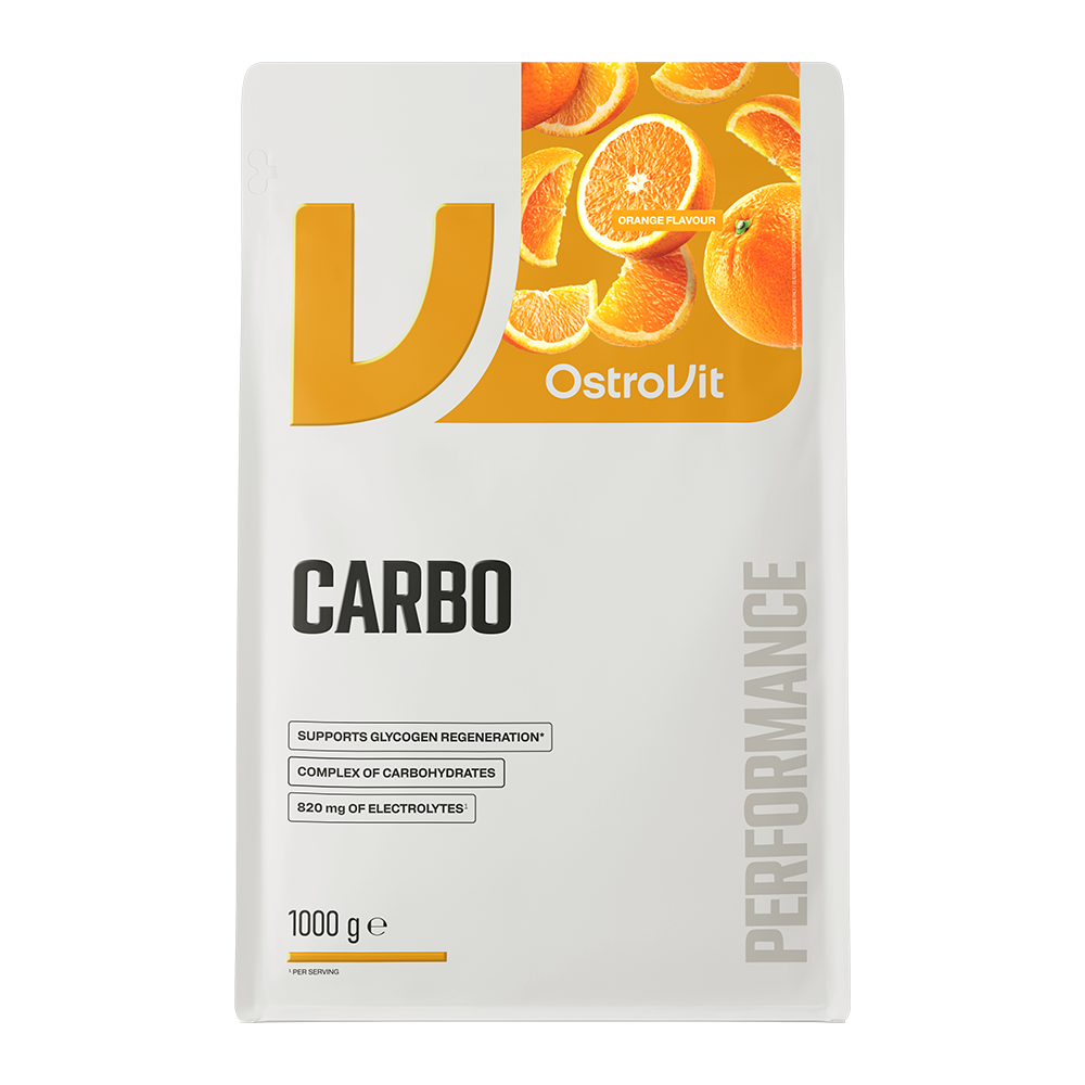 OstroVit - Carbo szénhidrátpor - Narancs – 1000 g