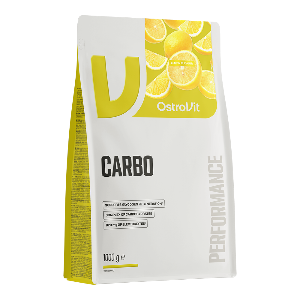 OstroVit - Carbo szénhidrátpor - Citrom – 1000 g