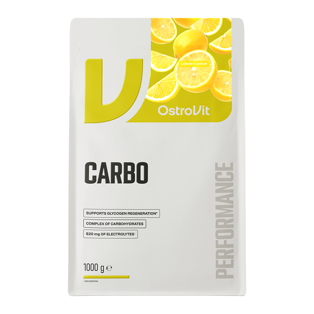 OstroVit - Carbo szénhidrátpor - Citrom – 1000 g