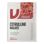 OstroVit Citrulline 360 g, eper ízű citrullin-malát por, csomagolás