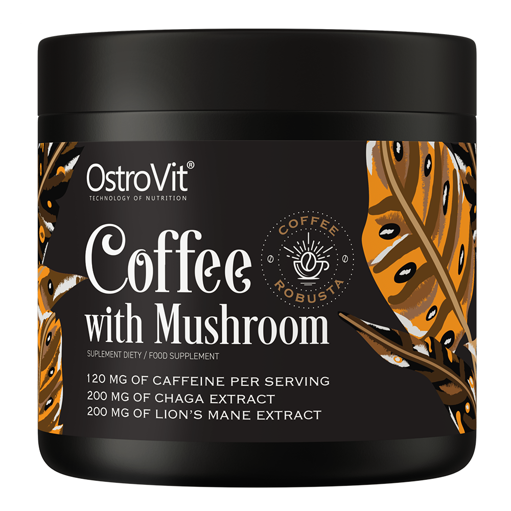 OstroVit Coffee with Mushroom gombás kávé 150 g – elölnézet