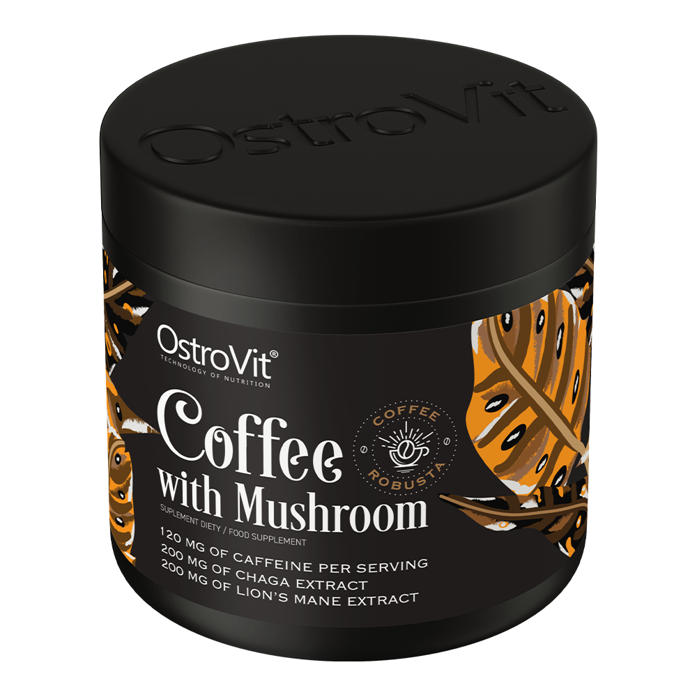 OstroVit Coffee with Mushroom gombás kávé 150 g – csomagolás