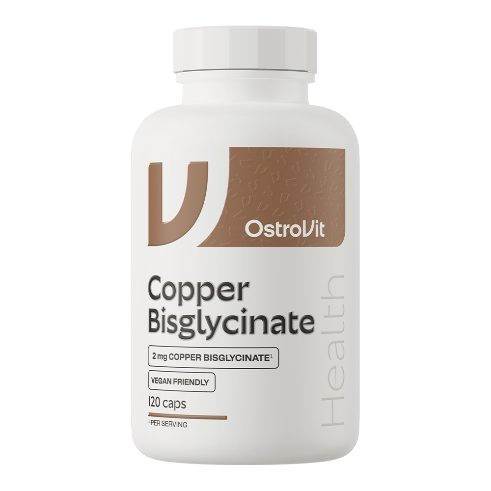 OstroVit Réz-biszglicinát 2 mg, 120 kapszula, elülső csomagolás