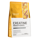 OstroVit Kreatin-monohidrát por, 1000 g, mangó ízű változat, elülső csomagolás
