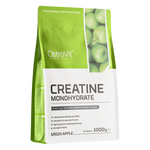 OstroVit Kreatin-monohidrát por, 1000 g, zöld alma ízű változat, elülső csomagolás
