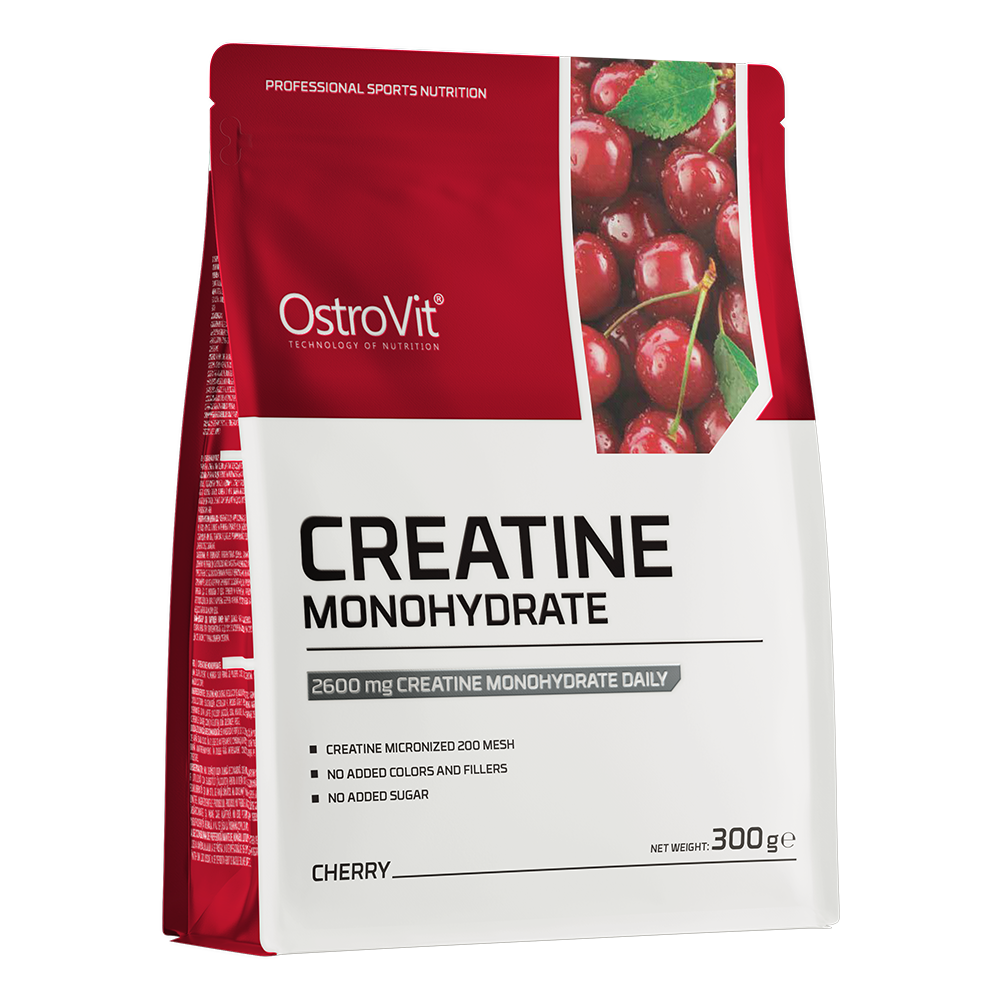 OstroVit - Kreatin-monohidrát por – Cseresznye – 300 g