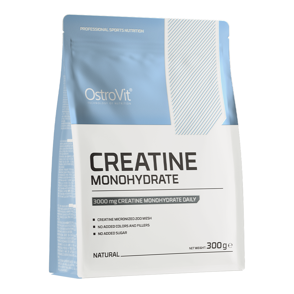 OstroVit - Kreatin-monohidrát por – Ízesítetlen – 300 g