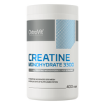 OstroVit Kreatin-monohidrát 3300 mg, 400 kapszula, Creatine Monohydrate, elülső csomagolás