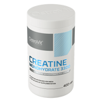 OstroVit Kreatin-monohidrát 3300 mg, 400 kapszula, Creatine Monohydrate, hátoldali címke és termékinformációk