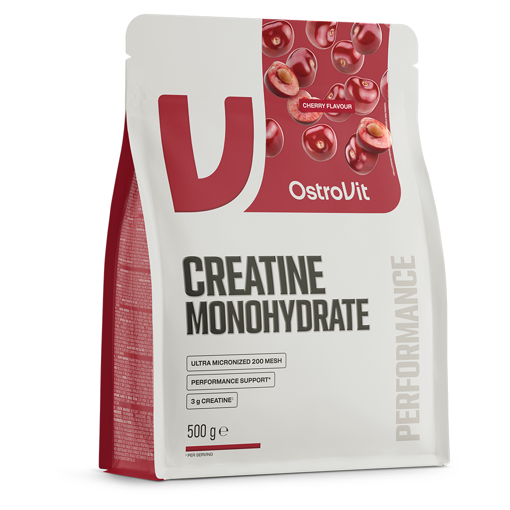 OstroVit - Kreatin-monohidrát por – Cseresznye – 500 g