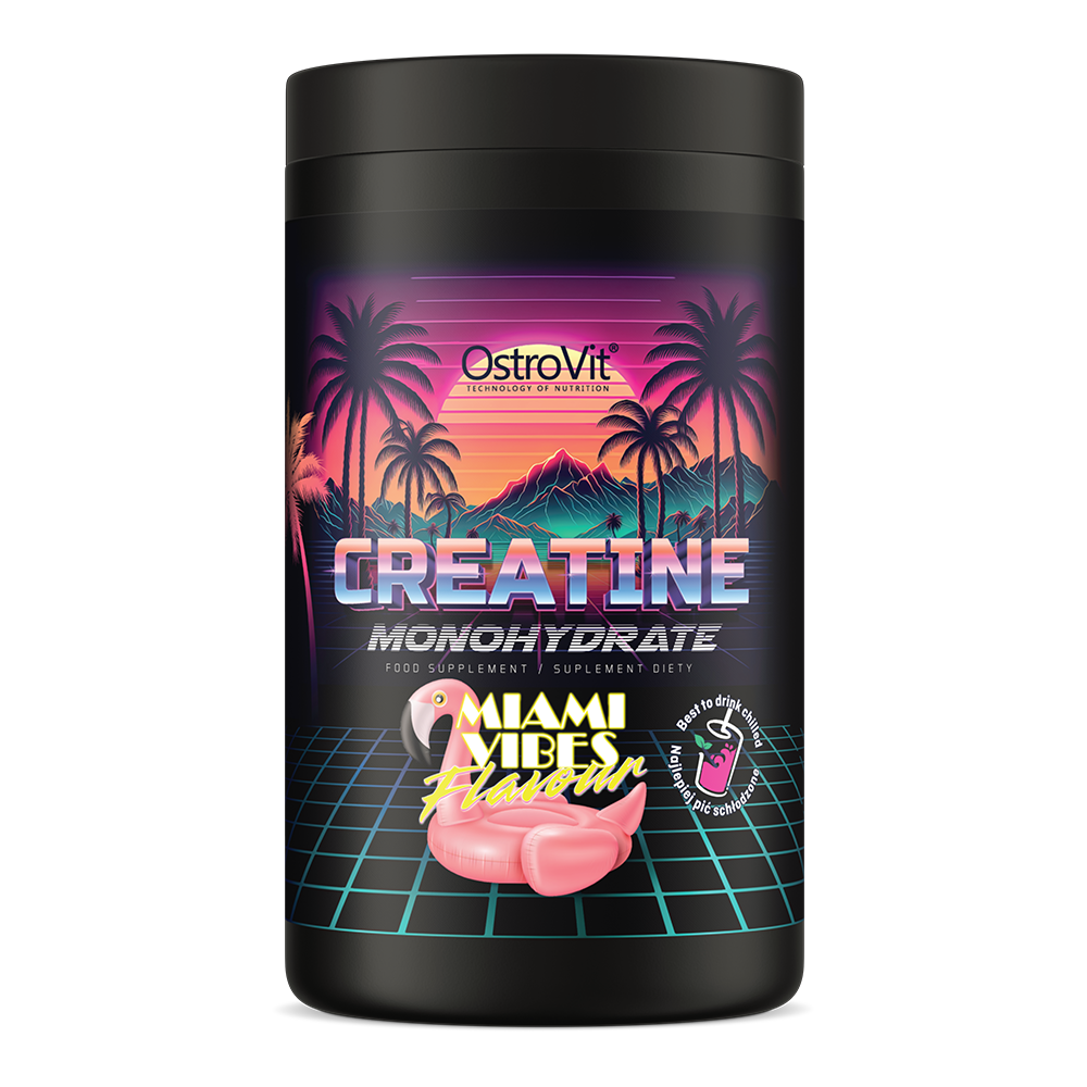 OstroVit - Kreatin-monohidrát por – Miami Vibes – 500 g