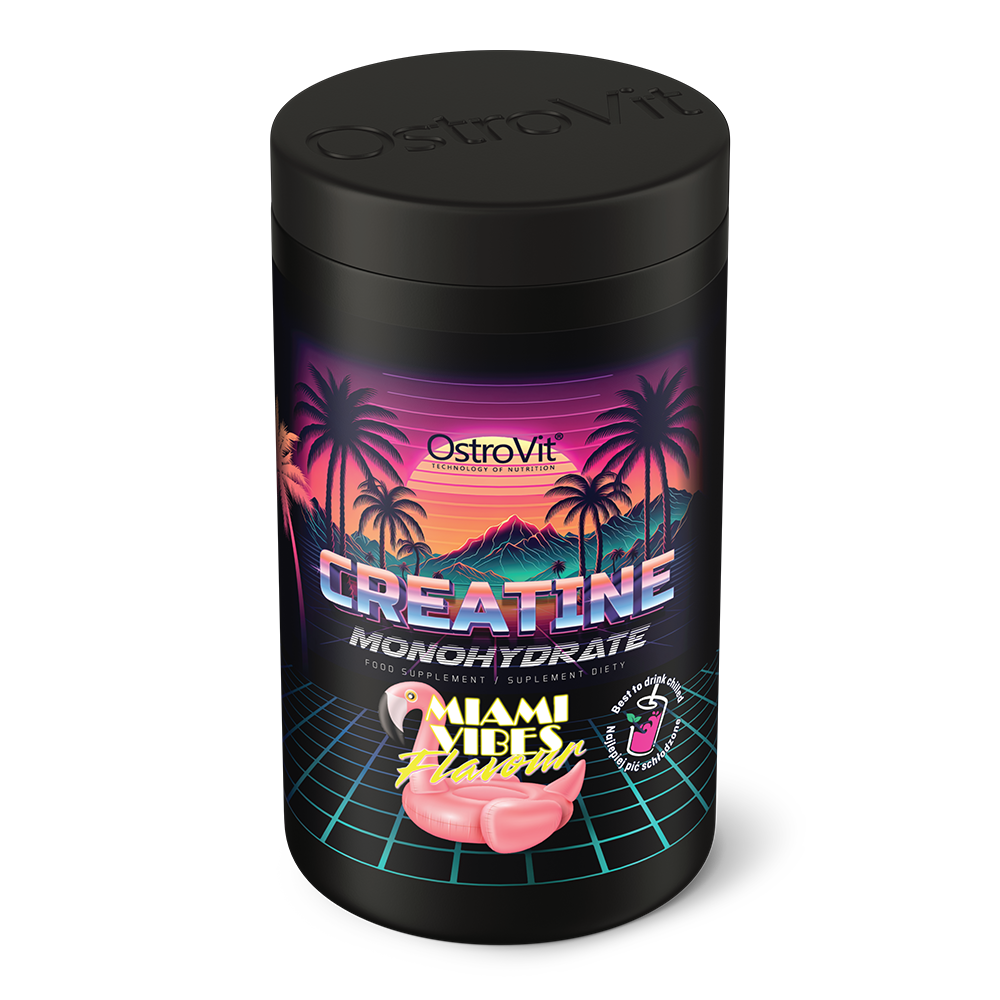 OstroVit - Kreatin-monohidrát por – Miami Vibes – 500 g