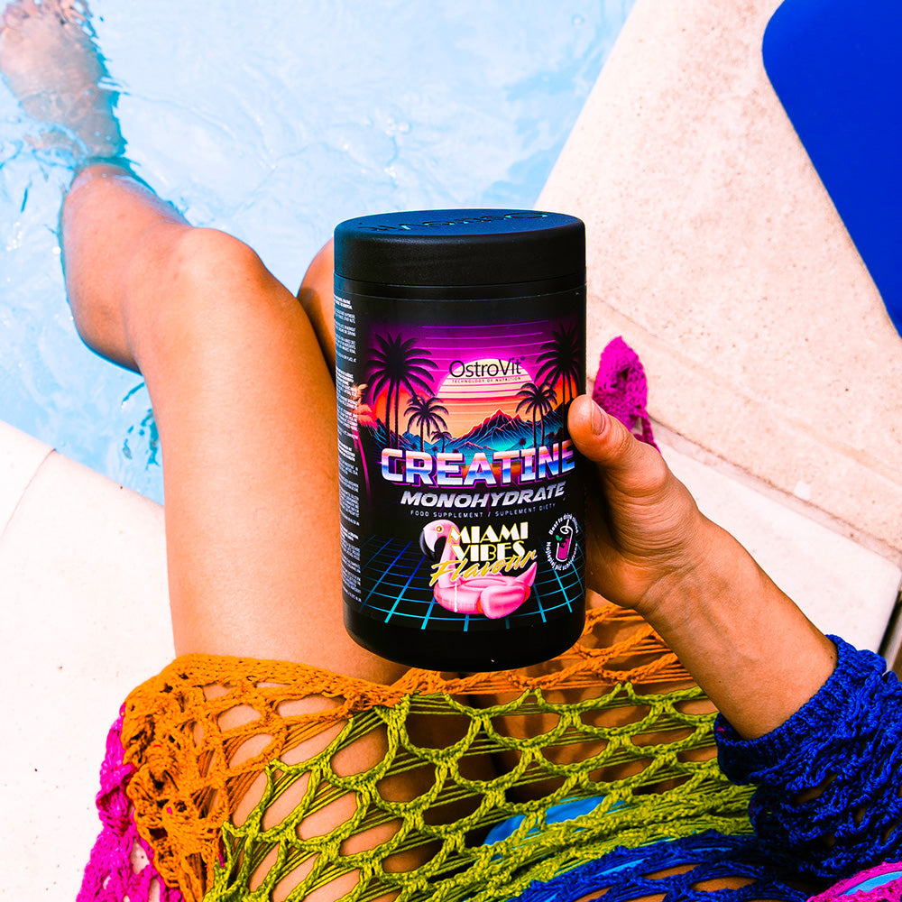 OstroVit - Kreatin-monohidrát por – Miami Vibes – 500 g