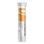 OstroVit Electrolytes elektrolit pezsgőtabletta, narancs ízű, 20 tabletta, tubus elölnézet