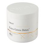 OstroVit Zöld superfood por, 200 g, Extra Green Detox, hátoldali címke és termékinformációk