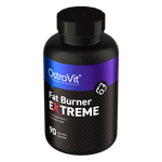 OstroVit Fat Burner Extreme zsírégető, 90 kapszula, hátoldali címke és termékinformációk