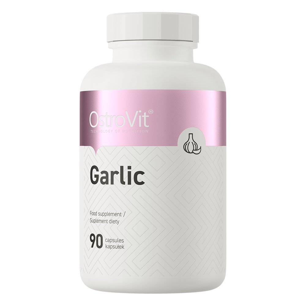OstroVit Fokhagyma szagtalanított 1000 mg, 90 kapszula, Garlic, elülső csomagolás
