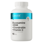 OstroVit Glükózamin + MSM + Kondroitin + C-vitamin, 90 tabletta, elülső csomagolás