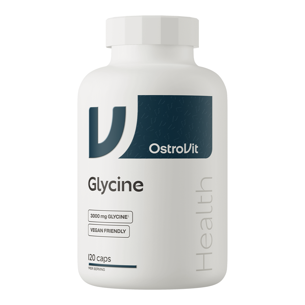 OstroVit glicin 3000 mg adagonként, 120 kapszula, elülső csomagolás