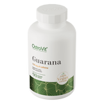 OstroVit Guarana 500 mg vegán, 90 tabletta, hátoldali címke és termékinformációk
