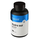 OstroVit Hydro Out, 90 kapszula, hátoldali címke és termékinformációk
