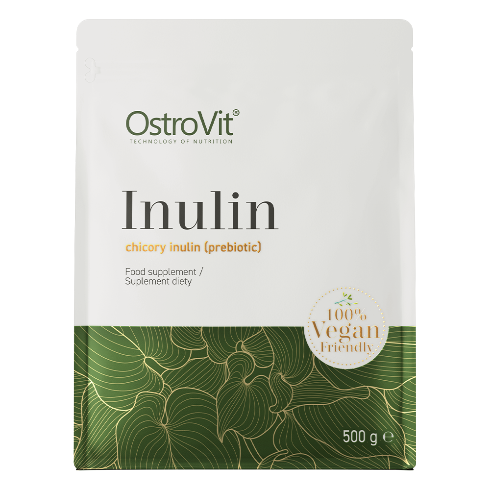 OstroVit Inulin por cikória, 500 g, Inulin Chicory Fiber, összetevők és adagolási információk