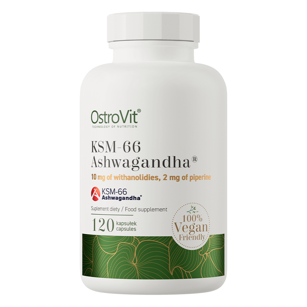 OstroVit - KSM-66 Ashwagandha® (vegán) - 120 kapszula