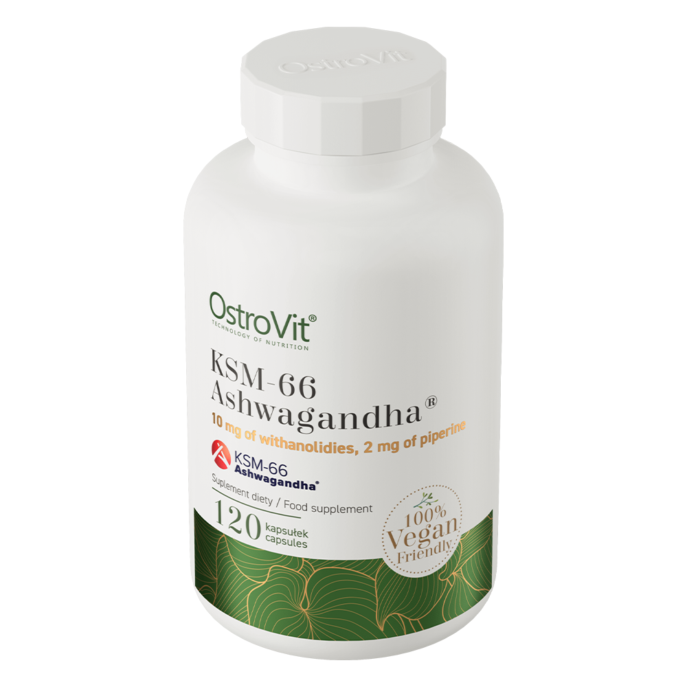 OstroVit - KSM-66 Ashwagandha® (vegán) - 120 kapszula
