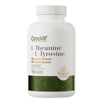 OstroVit L-teanin + L-tirozin, 90 kapszula, L-Theanine + L-Tyrosine, elülső csomagolás