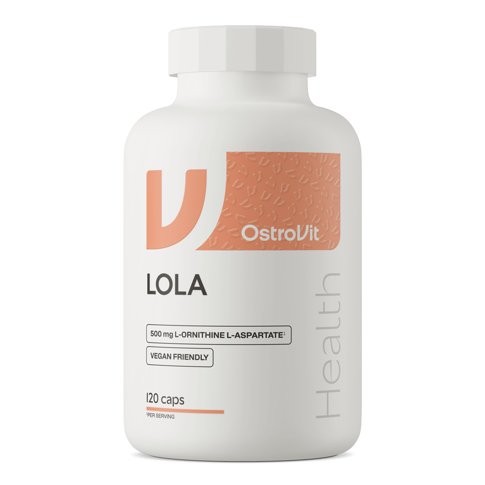 OstroVit - LOLA – L-ornitin-L-aszpartát 500 mg – 120 kapszula