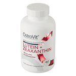 OstroVit Lutein + Zeaxanthin, 60 kapszula, hátoldali címke és termékinformációk