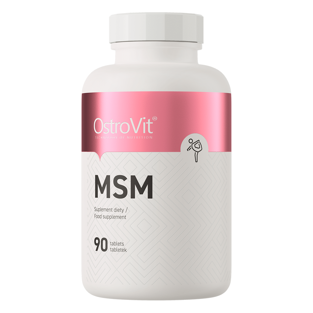 OstroVit MSM 1000 mg, 90 tabletta, Methylsulfonylmethane, elülső csomagolás