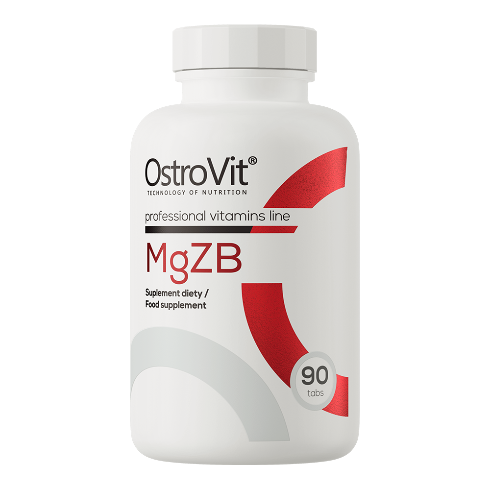 OstroVit Magnézium + Cink + B6-vitamin, 90 tabletta, MgZB, elülső csomagolás