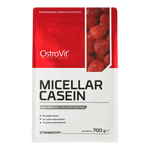OstroVit Micellar Casein micelláris kazein, 700 g, eper változat, elülső csomagolás