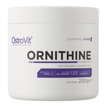 OstroVit L-ornitin por, 200 g, Ornithine, elülső csomagolás